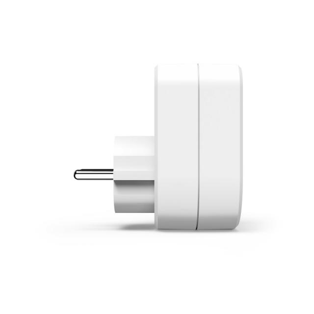 Hama 3-Way Power Strip for Socket, 1 USB-C PD, 1 USB-A, 1 Earthed Contact, 30W 