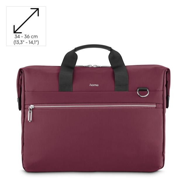 Hama “Ultimate” Laptop Bag, 34 - 36 cm (13.3” - 14.1”, red 