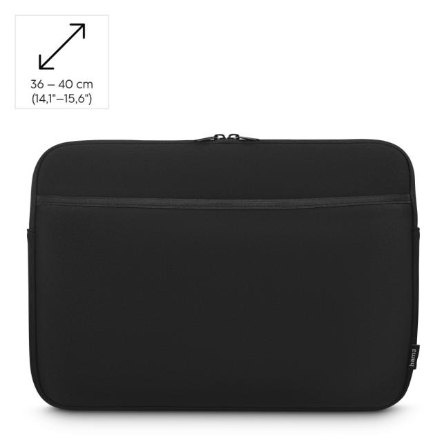 Hama "Neoprene" Laptop Sleeve with front compartment, 36 cm - 40 cm (14.1" - 15.6") 