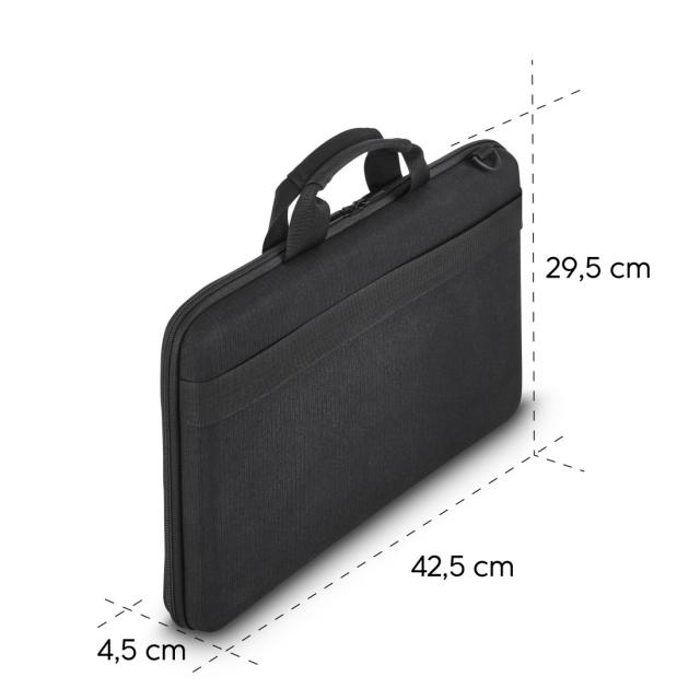 HAMA Чанта за лаптоп "Protection Hardcase", до 41 см (16,2"), черна 