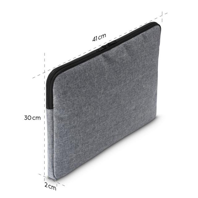 Hama "Genua" Laptop Sleeve, up to 44 cm (17.3"), grey 