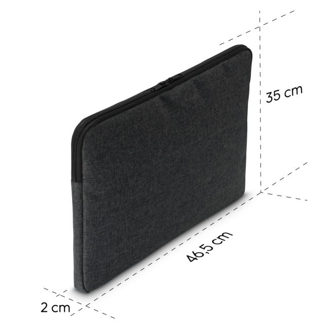Hama "Genua" Laptop Sleeve, up to 44 cm (17.3"), black 
