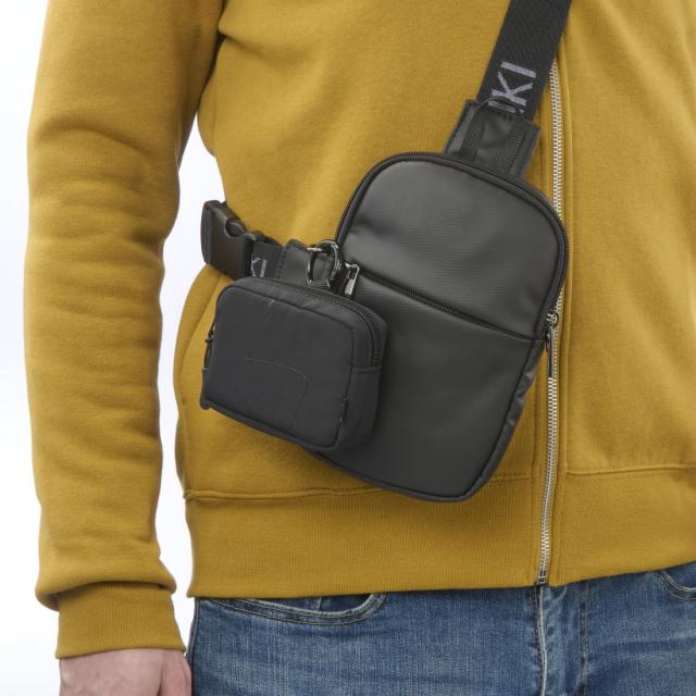 Hama Headphones Bag for In-Ear and Accessories, Snap Hook, Organiser, black 