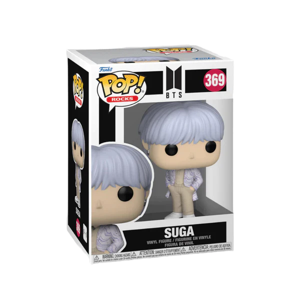 Funko Pop! Rocks: BTS - Suga #369 Vinyl Figure 