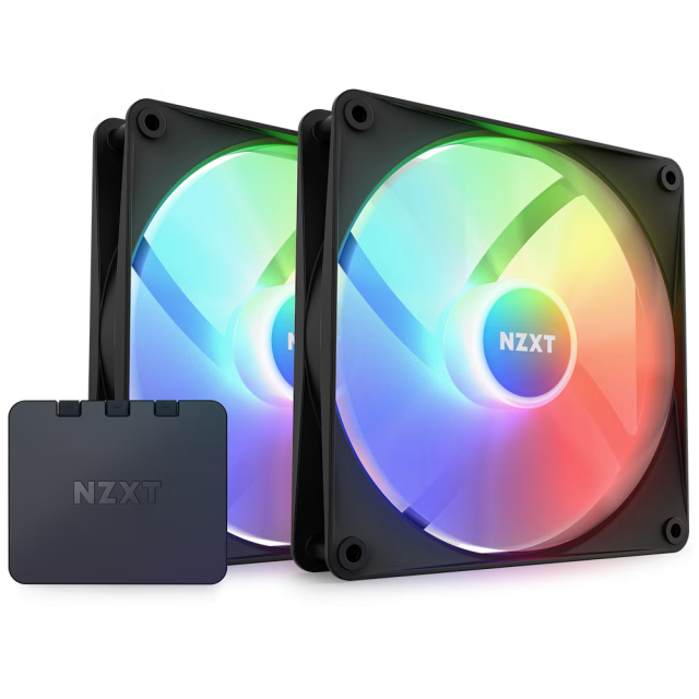 Комплект вентилатори NZXT F140 RGB Core с Контролер 