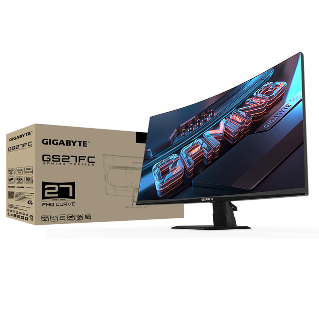 Геймърски Монитор Gigabyte GS27FC, 27" VA FHD, 180Hz, 1ms 