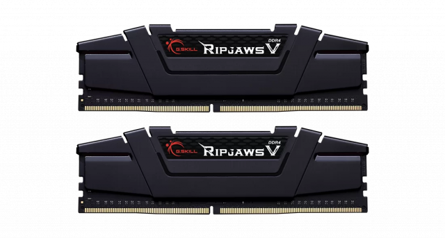 Памет G.SKILL Ripjaws V Black 32GB(2x16GB) DDR4 3600MHz F4-3600C18D-32GVK 