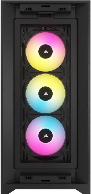 Кутия Corsair iCUE 5000D RGB Airflow Mid Tower, Tempered Glass, Черна 