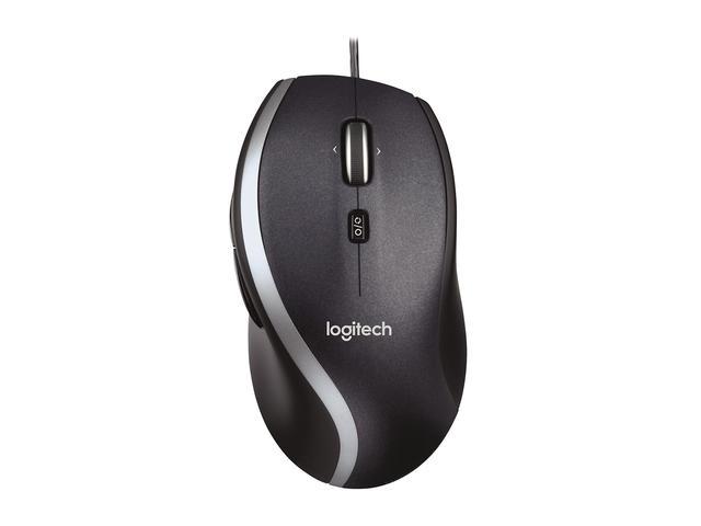 Жична оптична мишка LOGITECH M500, Бърз скрол, USB, Черен 