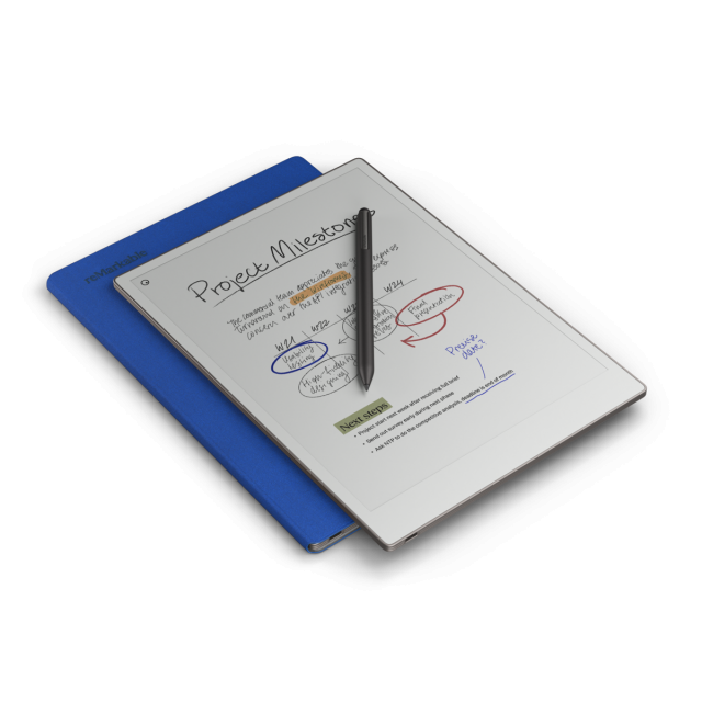 Калъф Book Folio Cobalt за ReMarkable Paper Pro, син 