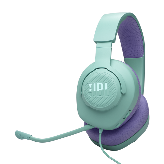 Геймърски слушалки JBL Quantum 100M2 Cyan 