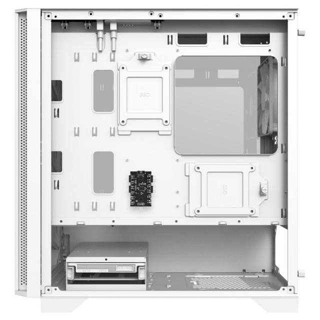 Кутия MONTECH AIR 100 ARGB, TG, Micro-ATX, Бяла 