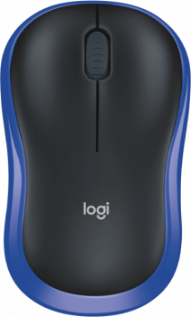 Wireless optical mouse LOGITECH M185, Blue, USB