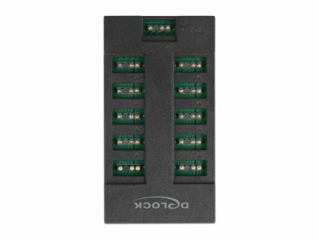 Delock RGB Hub for ARGB LEDs with 10 ports 