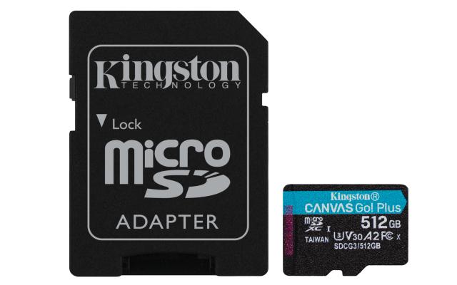 Карта памет Kingston Canvas Go! Plus microSDXC 512GB 