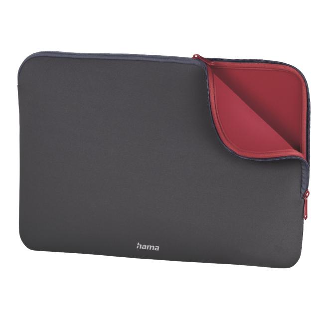 Hama "Neoprene" Laptop Sleeve, up to 40 cm (15.6"), grey 