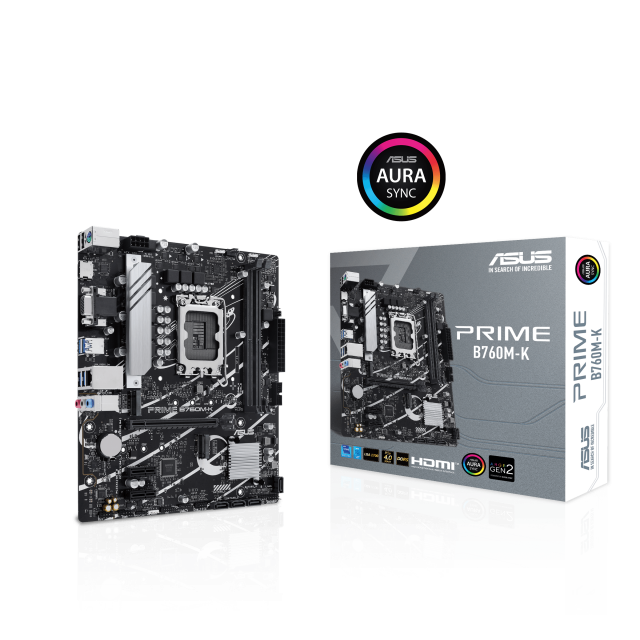 Motherboard ASUS PRIME B760M-K DDR5, LGA 1700, mATX 