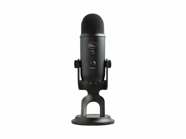 Настолен микрофон Logitech Blue YETI - Blackout 