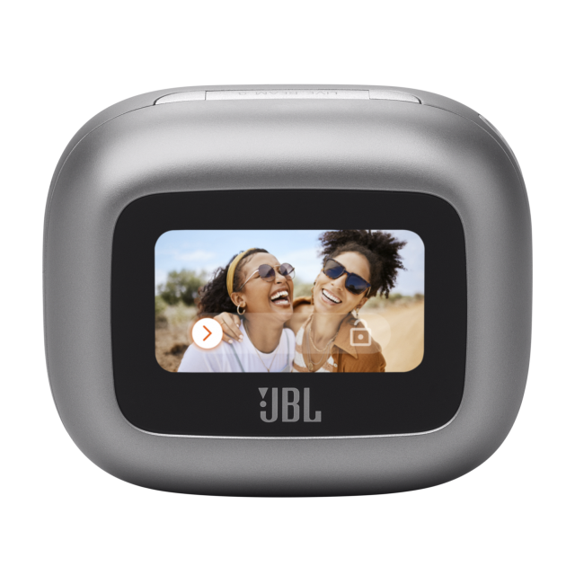 Блутут слушалки-тапи JBL Live Beam 3 - Сребрист 