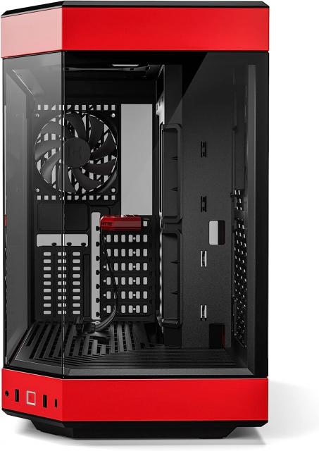 Case HYTE Y60 Tempered Glass, Mid-Tower, Black and Red 