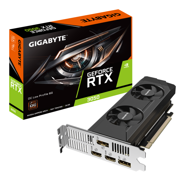 Видео карта GIGABYTE RTX 3050 OC Low Profile 6GB GDDR6 