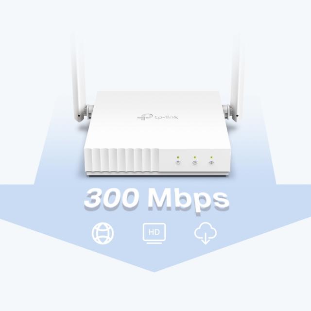 Безжичен рутер TP-LINK TL-WR844N, 2.4 GHz, 300Mbps, 10/100 