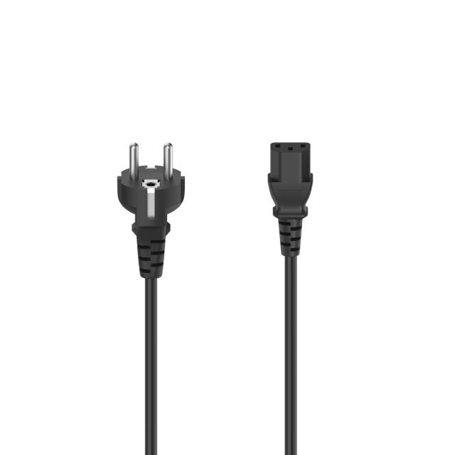 Hama Power cord, Plug with Earth Contact - 3-pin IEC Power Cord, 2.5 m 