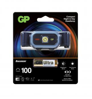 Headlamp / Lantern with light GP BATTERIES CH33 Mid Range with 1 battery AA 100 lumens