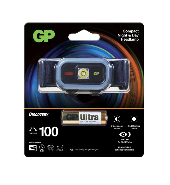 Headlamp / Lantern with light GP BATTERIES CH33 Mid Range with 1 battery AA 100 lumens 