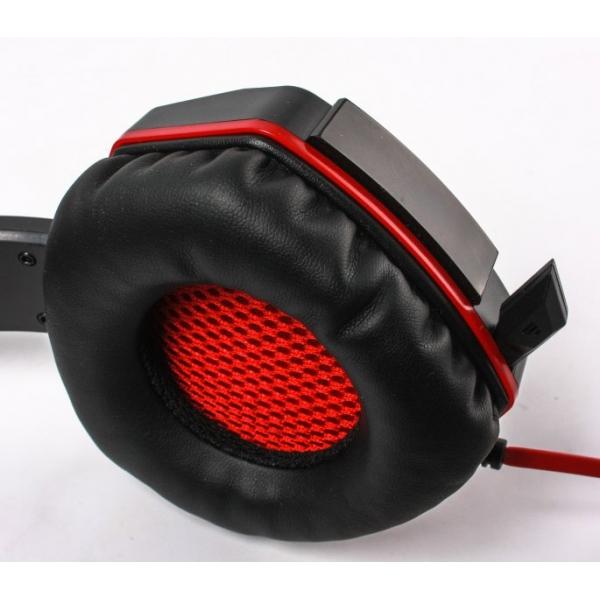 Gaming Earphone A4TECH Bloody G500, Microphone, Black/Red 