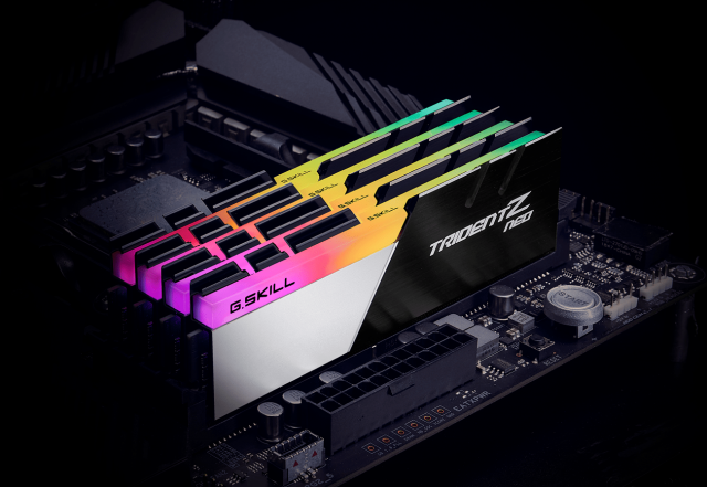 Памет G.SKILL Trident Z Neo RGB 32GB(2x16GB) DDR4 3200MHz F4-3200C16D-32GTZN 