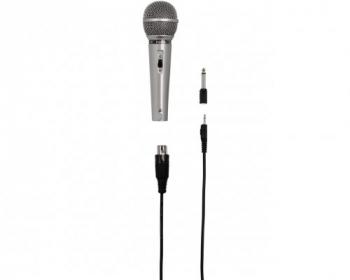 Dynamic Microphone HAMA DM 40, 6.35mm, Silver