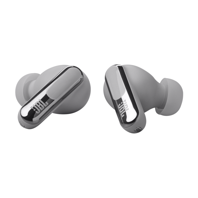 Блутут слушалки-тапи JBL Live Beam 3 - Сребрист 