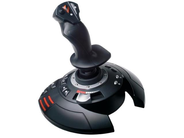 Жичен джойстик,  авиосимулатор Thrustmaster T.Flight Stick X за PC / PS3, Черен 