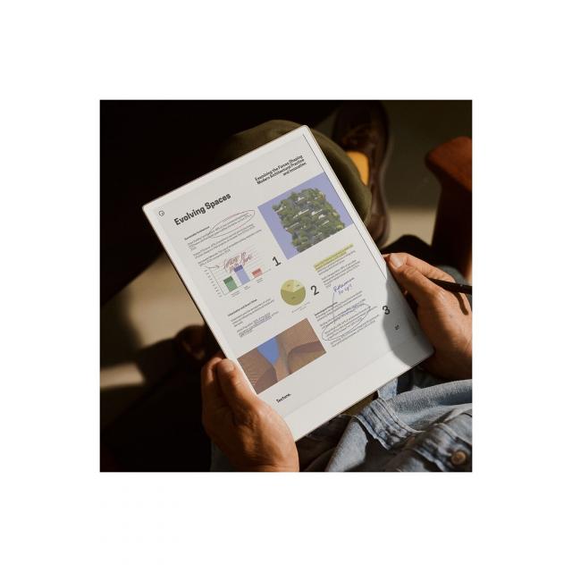 Tablet reMarkable Paper Pro 11.8", with with Marker plus black,Premium Leather Book Folio 