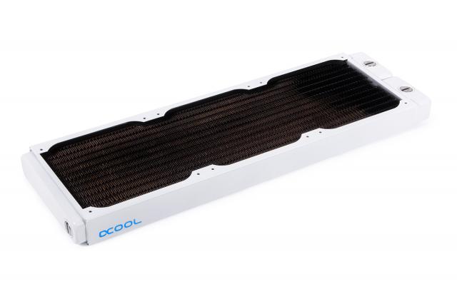 Alphacool NexXxoS ST30 Full Copper 360mm Radiator V.2 - White Special Edition 