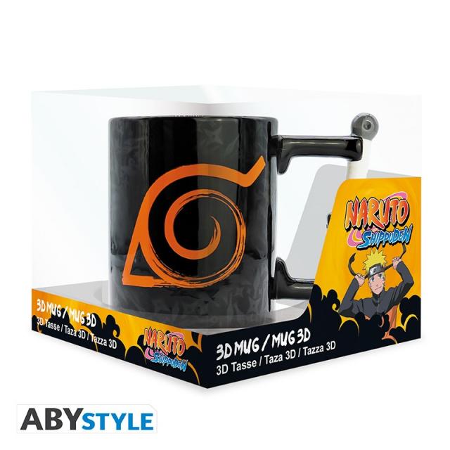 NARUTO SHIPPUDEN - Mug 3D handle - Kunai Konoha 