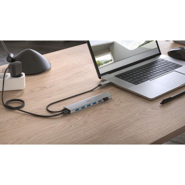 USB Hub, 7 Ports, USB 3.2 Gen 1, 5 Gbit/s, HAMA-200137 