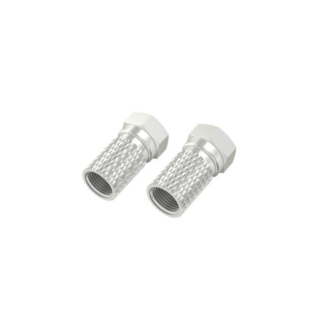 Hama F-Plug, 6.8 mm, Screw-in, 4 Pcs 