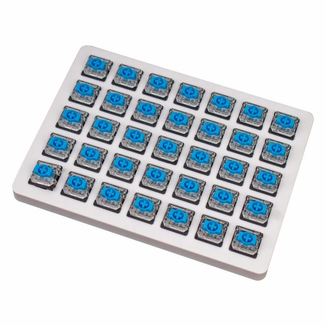 Суичове за механична клавиатура Keychron Gateron Low Profile Blue Switch Set 35 броя 