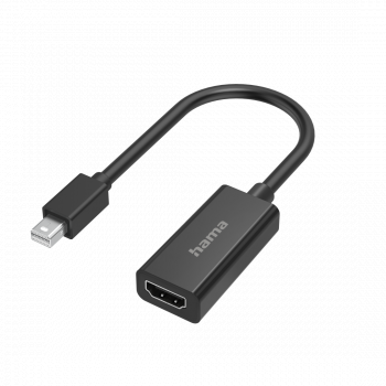 Hama Video Adapter, Mini DisplayPort Plug - HDMI™ Socket, Ultra-HD 4K