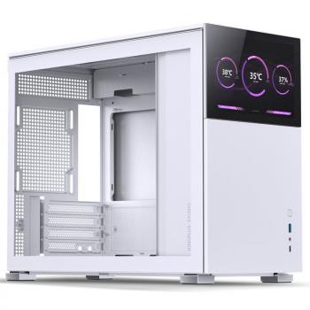 Case Jonsbo D31 Screen TG, mATX, White