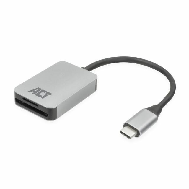 ACT USB-C card reader for SD and micro SD, SD 4.0 UHS-II 