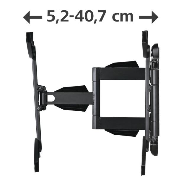 Hama TV Wall Bracket, Swivel, Tilt, Pull-out, 165 cm (65"), 220834 