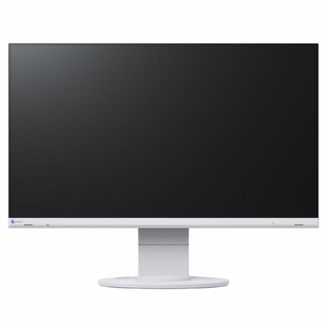 Монитор EIZO FlexScan EV2460, IPS, 23.8 inch, Wide, Full HD, D-Sub, DVI-D, HDMI, DisplayPort, Бял 