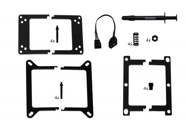 CPU Water Block Alphacool Eisblock XPX Aurora PRO - Acryl Black Digital RGB 