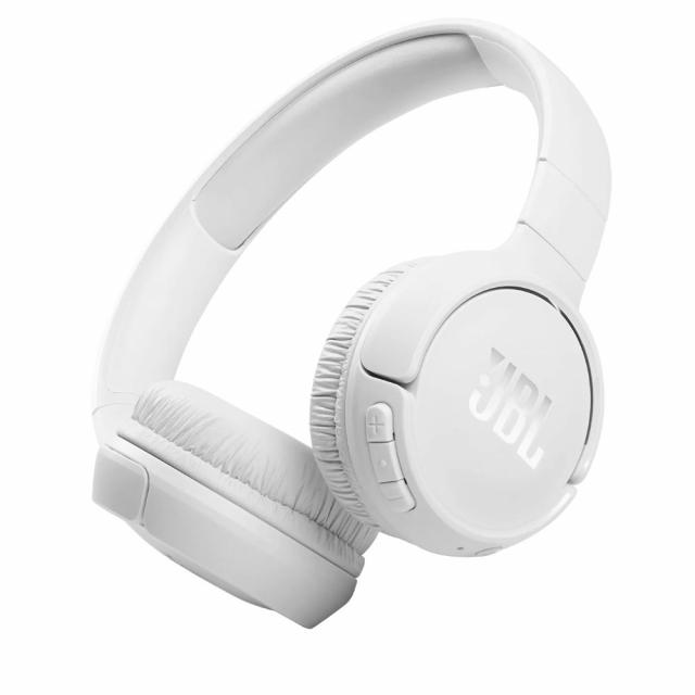 Слушалки on-ear JBL T510BT, Бели 