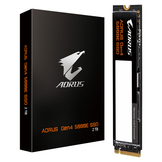 SSD Gigabyte AORUS 5000E 2TB, NVMe, PCIe Gen4 