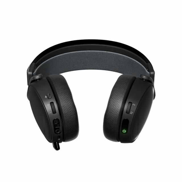 Геймърски слушалки SteelSeries, Arctis 7+, Микрофон, Черен 