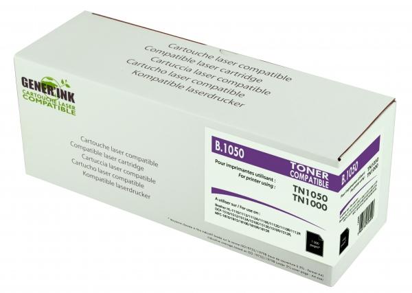 Toner Cartridge GENERINK TN1050/1000, BROTHER, Black 